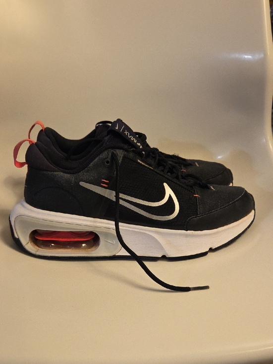 Nike Shoes - Nike Women's Air Intrlk Max Black and White Athletic Sneakers with Pink Accents